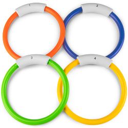 Deep Down Divers- Set of 4 Sinking Pool Rings