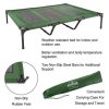 Elevated Dog Bed ‚Äì Indoor/Outdoor Dog Cot or Puppy Bed for Pets up to 110lbs by Petmaker (Green)