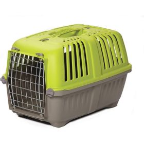 MidWest Spree Pet Carrier Green Plastic Dog Carrier (Option: Small)