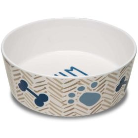 Loving Pets Dolce Moderno Bowl Yum Chevron Design (Option: Large)