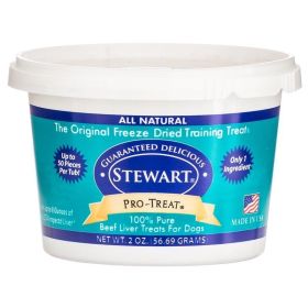 Stewart Pro Treat 100% Pure Beef Liver for Dogs (Option: 2 oz)