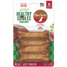 Nylabone Healthy Edibles Wholesome Dog Chews Roast Beef (Option: Petite (8 Pack))