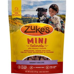 Zukes Mini Naturals Dog Treat (Option: Wild Rabbit Recipe)