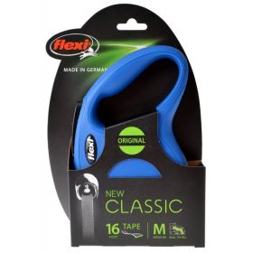 Flexi New Classic Retractable Tape Leash Blue (Option: Medium)