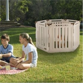 Convertible Indoor Outdoor Pet Playpen (Option: 6 Panel)